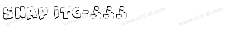 snap itc字体转换